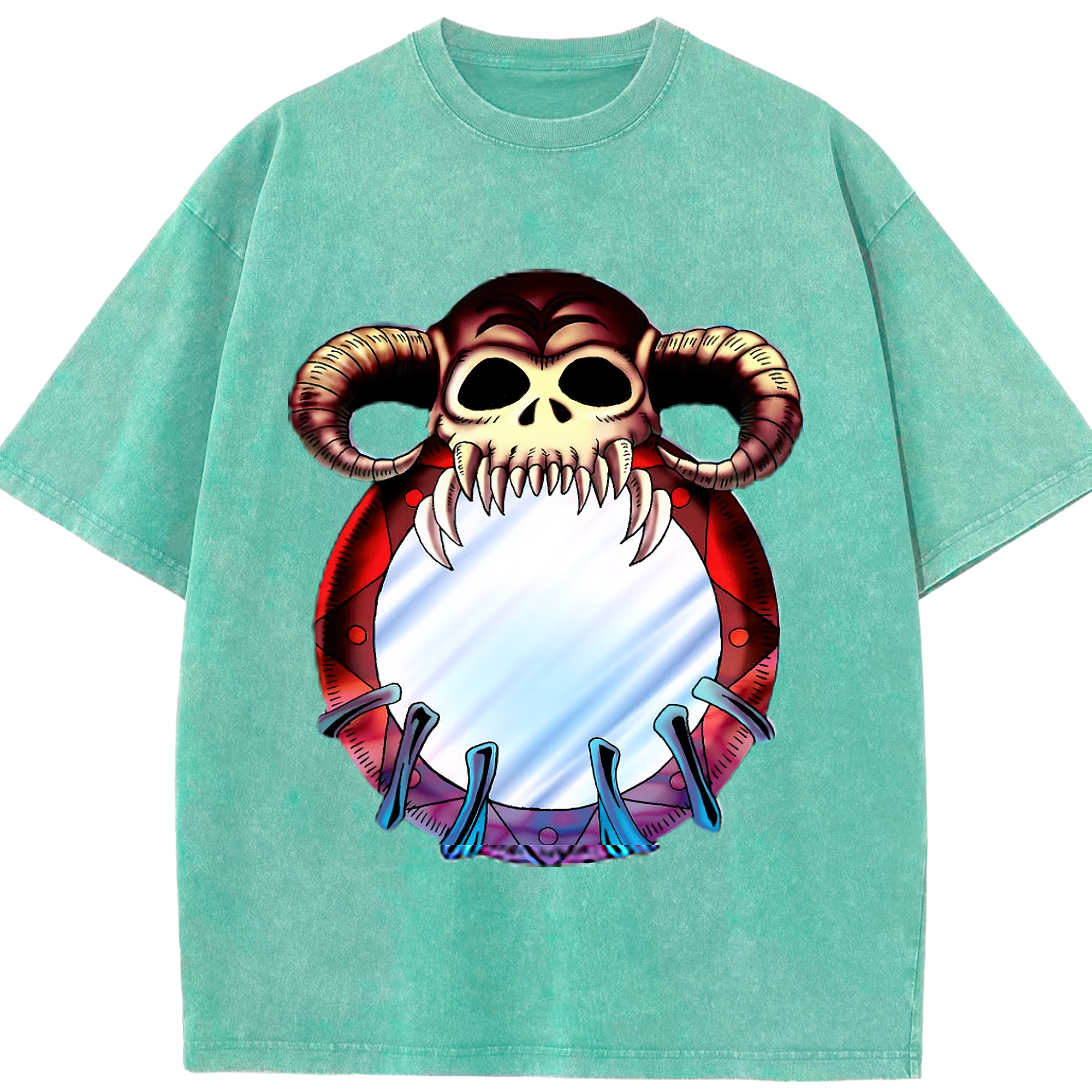 （画像用） 遊☆戯☆王 Yu-Gi-Oh! 綿100% ヴィンテージ風 半袖Tシャツ（フロントプリント）